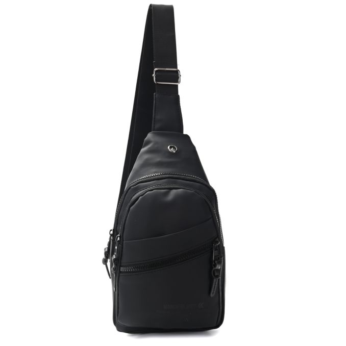 Morral impermeable con dos compartimentos y bolsillo frontal 30x17cm x1u