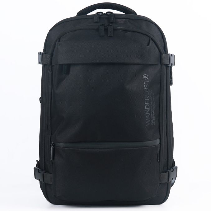 Mochila de Compresion al vacio Travel Go WDLT Negro 18.5 pulg cerradura numerica cierres Nro10 .co