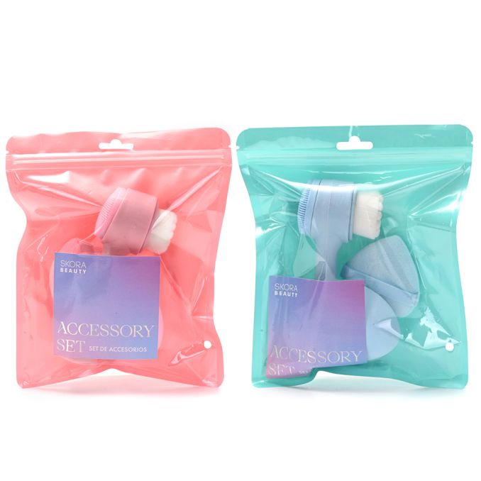 Set limpieza facial y Esponjas blender x3u