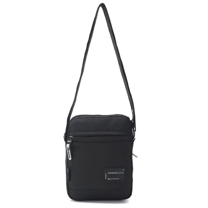 Morral 23x18x7cm doble compartimento. Bolsillo Frontal; x1u