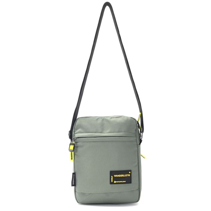 Morral 23x18x7cm doble compartimento. Bolsillo Frontal; x1u