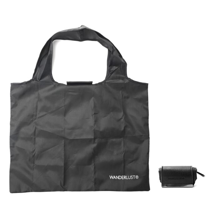 Bolsa Plegable con mosqueton Wanderlust 34x45cm - x1u
