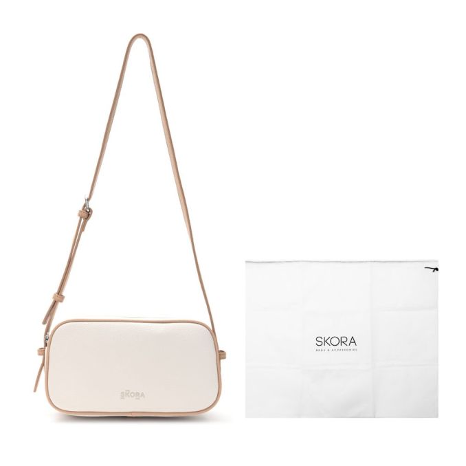 Bandolera Palermo SKR doble cierre 27x15x11cm x1u