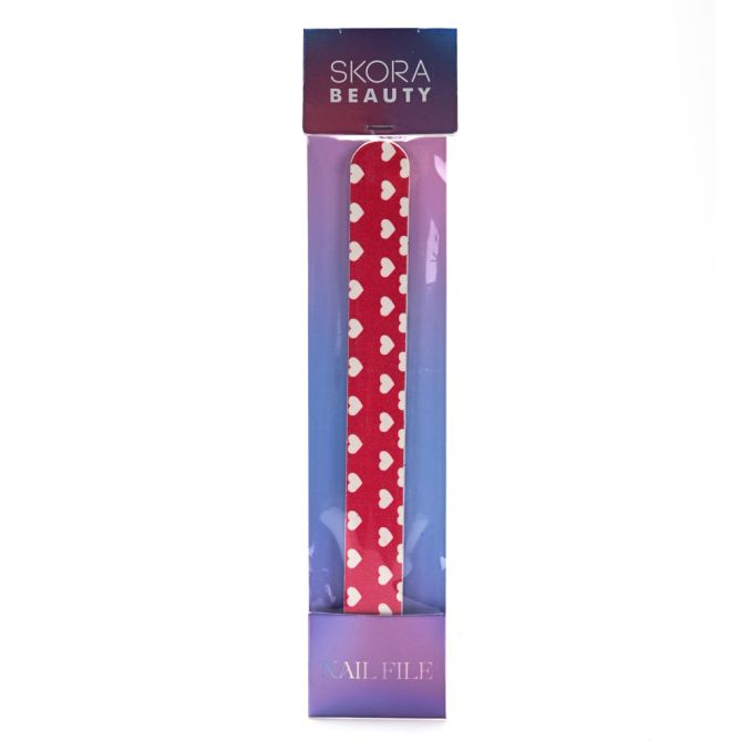 Lima para uñas forma recta estampada x1u