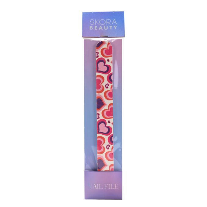 Lima para uñas forma recta estampada x1u
