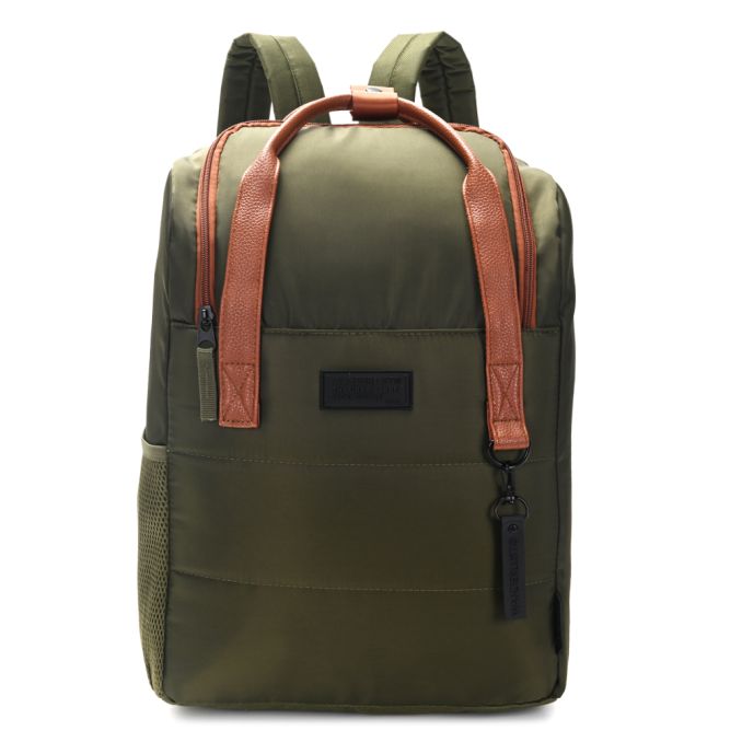 Mochila matero con portanotebook WDLT Urban Nobuk 40x31x18cm x1u