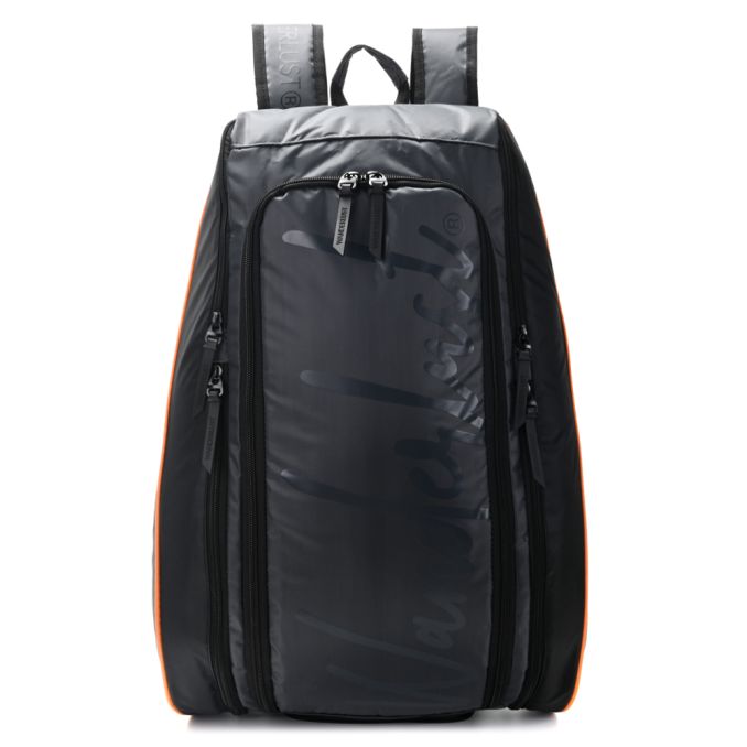 Mochila Paletero Padel con dos compartimentos laterales para raquetas y zapatero. Tela impermable.