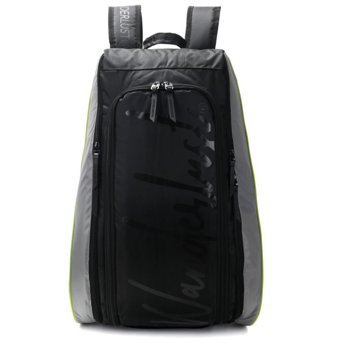 Mochila Paletero Padel con dos compartimentos laterales para raquetas y zapatero. Tela impermable.