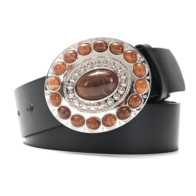 Cinto boho hebilla con piedras SKR 3.8cm x1u