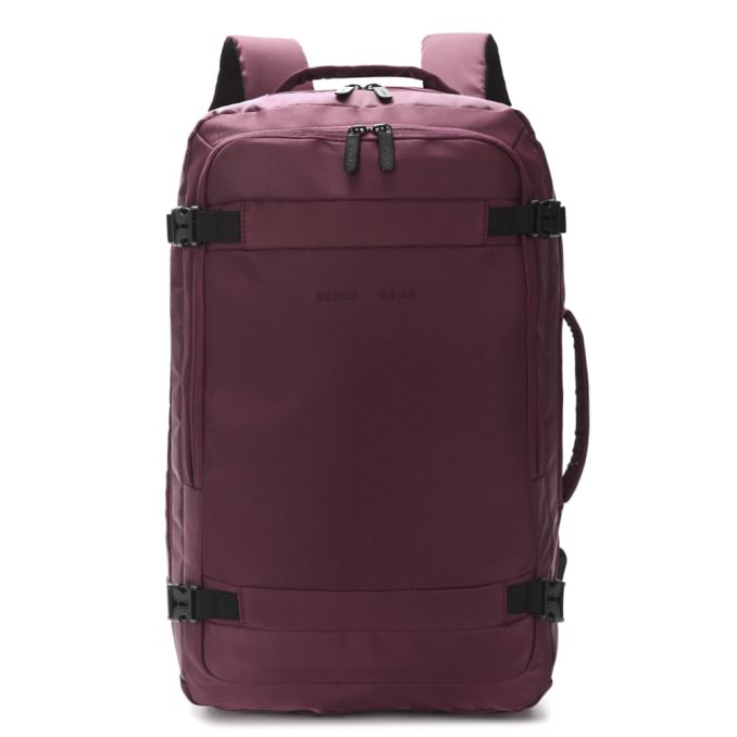 Mochila Travel SKR Chocolate compartimento acolchado portanotebook,expandible,bolsillo oculto en es