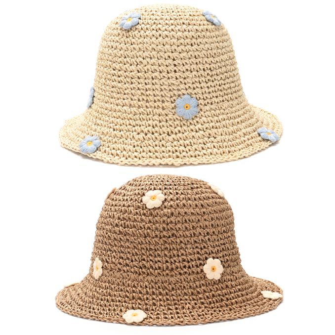 Sombrero mujer bombin margaritas SKR x1u