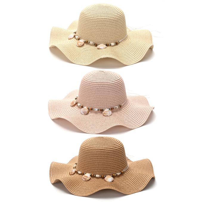 Sombrero mujer capelina piedritas SKR x1u