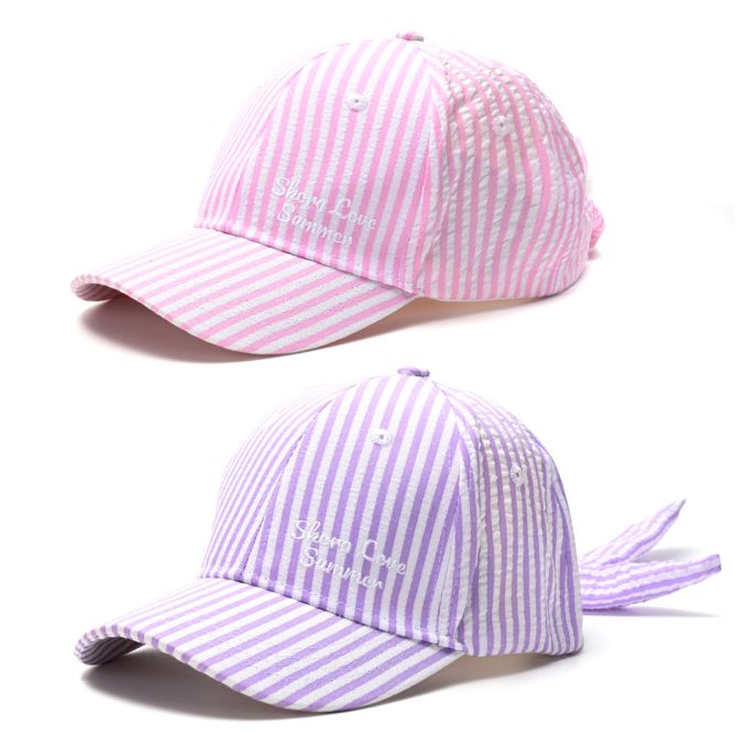 Gorro cap infantil cuadrille con moño x1u