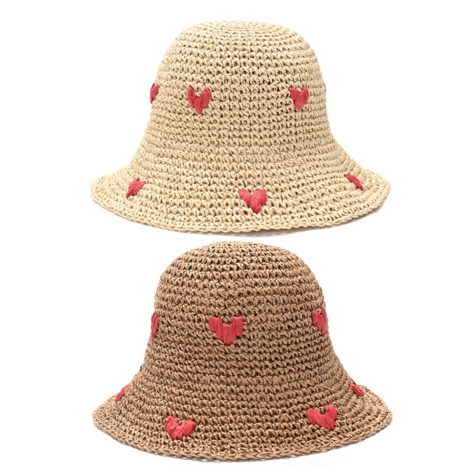 Sombrero mujer bombin corazon SKR x1u