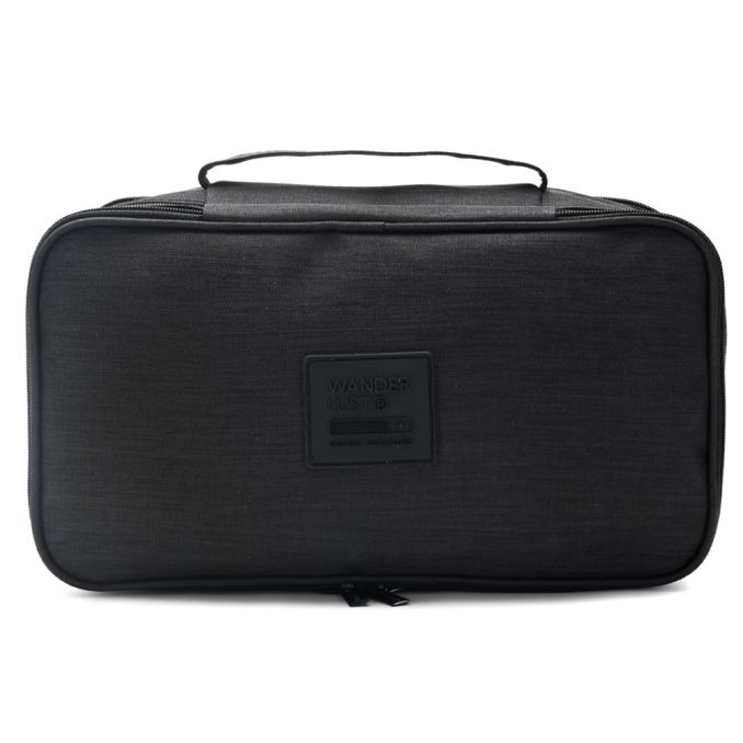Set Organizador de Ropa Interior WDLT Negro con multiples compartimentos x1u