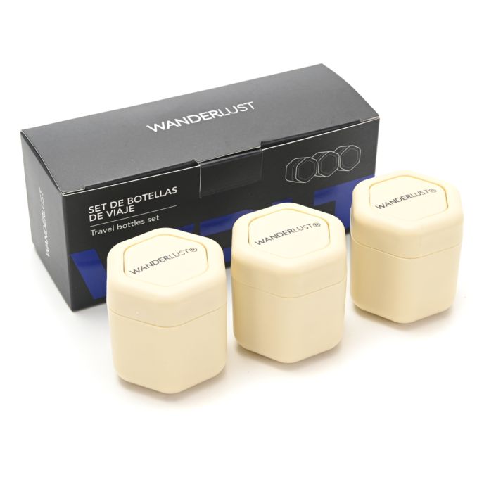Set Envases Para Rellenar Viaje de PP imantados, de 38ml Wanderlust x3u