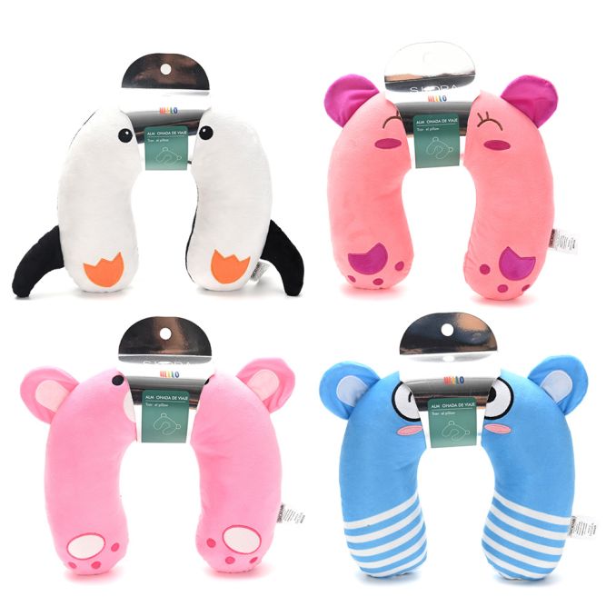 Almohadita de viaje SKR Kids Animalito 28x26cm x1u
