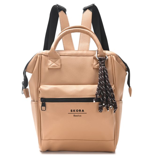 Mochila Boca de Pez SKR Jury PU con llavero 30x23x13cm x1u