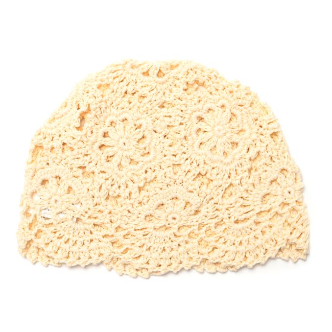 Gorro calado crochet x1u