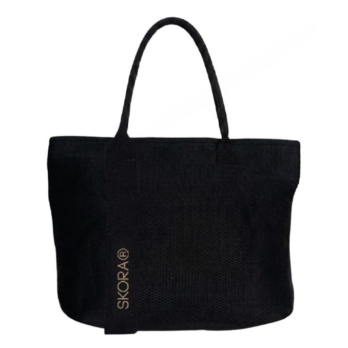 Bolso playero SKR mesh tejida con manija rigida 54x35x16 x1u