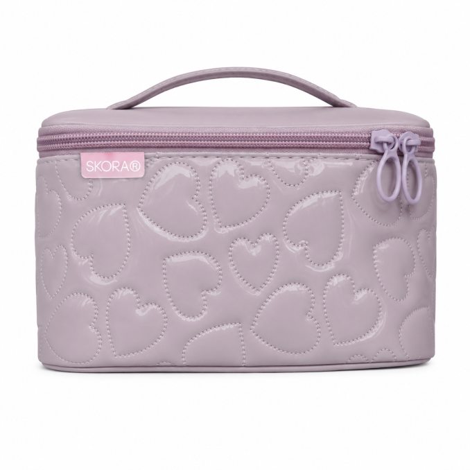 Portacosmetico SKR maletin PU corazones 20x13x12cm x1u