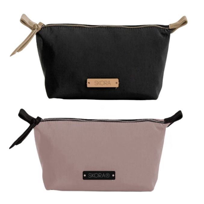 Portacosmetico SKR nylon grifa PU 24x14x10cm x1u