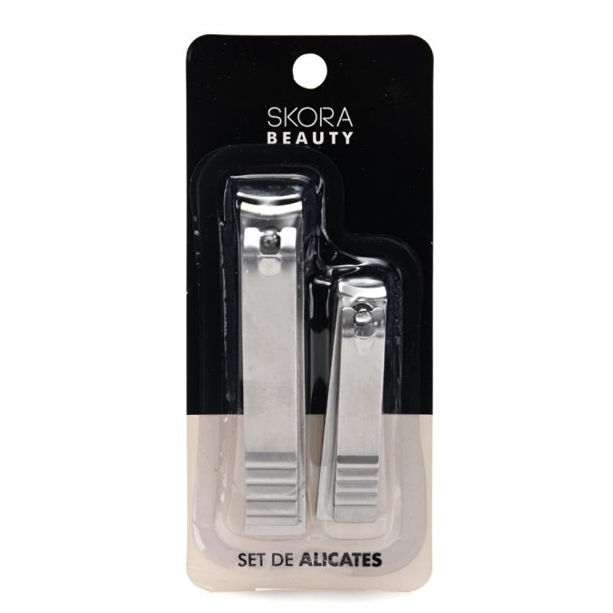 Set alicates para uñas 5.7 cm y 8 cm x2u