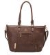 Cartera 39x25 dos manijas con cierre y herrajes frente x1u