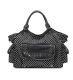 Bolso maternal estampado con cambiador y portacósmetico x1u