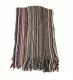 Bufanda 20x180 hombre rayas multicolor x1u