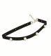 Choker  30cm  cinta  gamuza  y  perlas  x1u