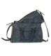 Carteras baúl combinado reptil metalizado con bandolera extraíble x1u