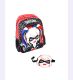 Mochila de espalda 16 DC Super Hero con mascara- Lead- Brillos x1u