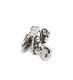 Bolsa broches fundición  plateado strass  mini x12u