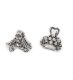 Bolsa broches fundición  plateado strass  mini x12u