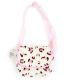 Cartera bandolera 15x15 infantil nena peluche estampado x1u