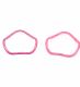 Pack pulsera infantil zigzag metalizado; x24u