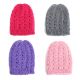 Gorro tejido infantil nena 4 a 6 años trenzado x1u