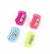 Caja sacapuntas transparente glitter x48u