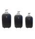 Set Valija 2 ruedas Lisa Negro y azúl x3u