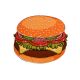 Toalla playera con formas comiditas 150 cm x1u
