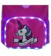 Mochila Skora unicornio con luz en el bolsillo delantero 16 pulg