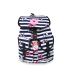 Mochila Skora tela estampada 25x33x11 cm x1u