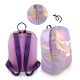 Mochila Teen 35 x 26 x 14 cm sirena bordado holograma x1u
