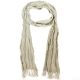 Chalina dama 35x170 cm liso gasa beige c/flecos origen India x1u