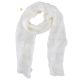 Chalina dama 30x160 cm liso beige gasa origen india x1U