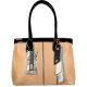 Cartera  Mujer  36X26X16Cm  Combinada Con Charol Negro    x12u.