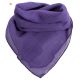 Pañuelo dama 50x50 cm liso violeta oscuro gasa origen india x1U