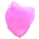 Pañuelo dama 25x25 cm liso fucsia neon  x1u