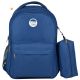 Mochila Varon 600D Con Cartuchera Desmontable- 16 Pulg x1u